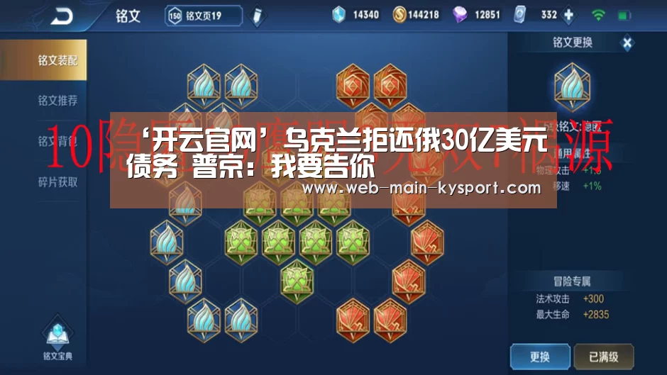 ‘开云官网’乌克兰拒还俄30亿美元债务 普京:我要告你(图2) 赛事数据